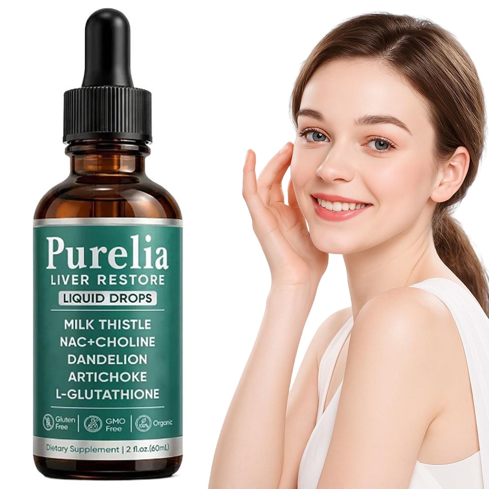 Herbal Wellness Drops - 허브 액상 보충제 60ml 밀크시슬 NAC