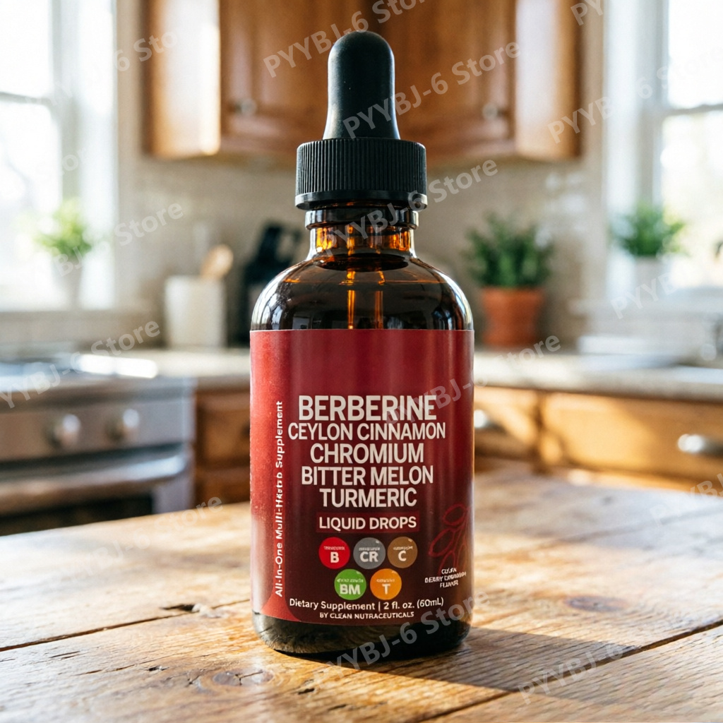 Herbal Wellness Drops - 베르베린 크롬 강황 인삼 액상 드롭스