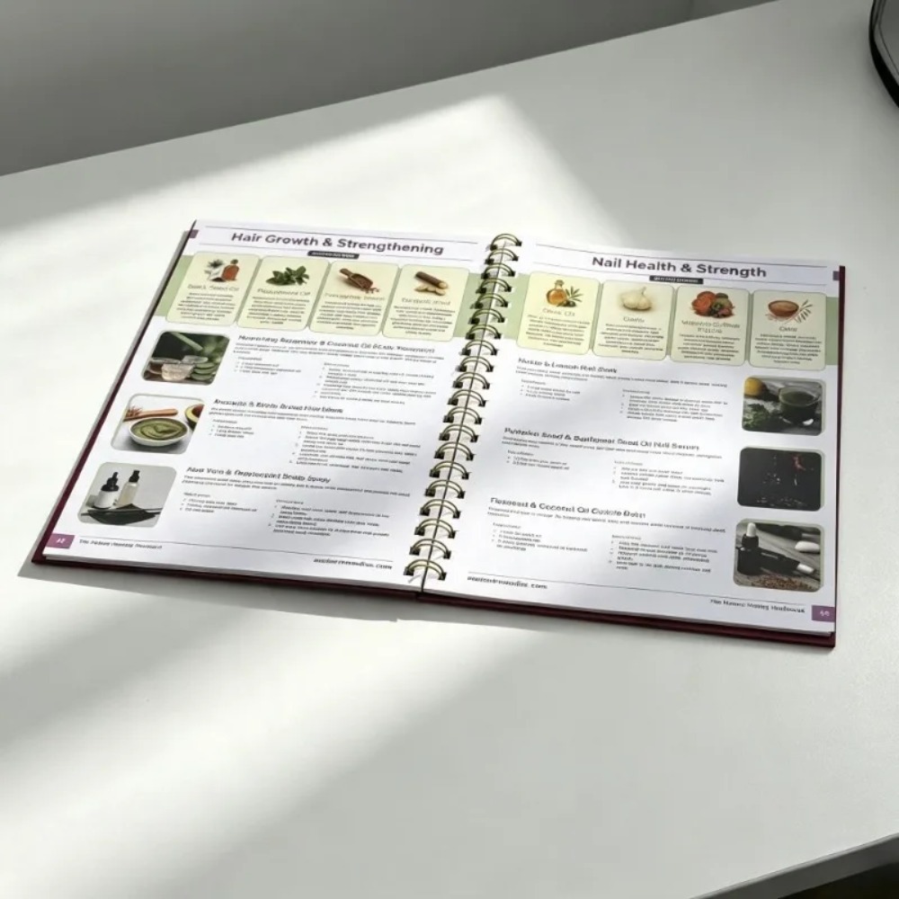 자연 치유 핸드북 모든 상태에 맞는 나선형 제본 허브  - Herbal Wellness Recipes 리뷰 및 가격